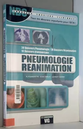 Couverture du produit · Pneumologie réanimation