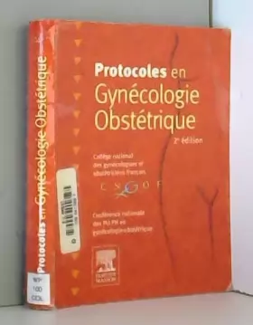 Couverture du produit · Protocoles en Gynécologie-Obstétrique