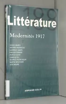 Couverture du produit · Littérature n° 188 (4/2017) Modernités 1917: Modernités 1917