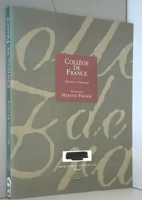Couverture du produit · College de France