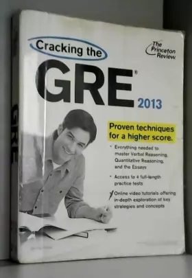 Couverture du produit · Cracking the GRE, 2013 Edition