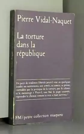 Couverture du produit · La torture dans la république.