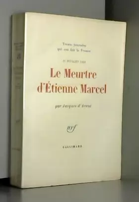 Couverture du produit · Le meurtre d'Etienne Marcel