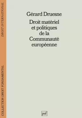 Couverture du produit · Droit de l'Union européenne et politiques communautaires