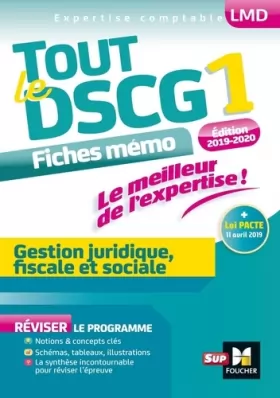 Couverture du produit · Tout le DSCG 1 - Gestion juridique fiscale et sociale - 3e édition - Révision