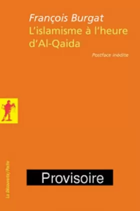 Couverture du produit · L'islamisme à l'heure d'Al-Qaida