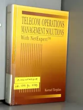 Couverture du produit · Telecom Operations Management Solutions with NetExpert: With Netexpert (Tm)