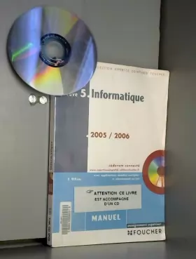 Couverture du produit · Informatique Epreuve n°5: Manuel Edition 2005-2006