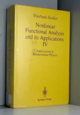 Couverture du produit · Nonlinear Functional Analysis and Its Application: Applications to Mathematical Physics Part 4
