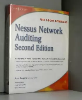 Couverture du produit · Nessus Network Auditing