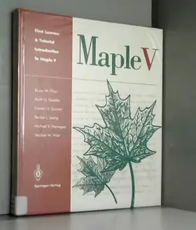 Couverture du produit · First Leaves: Tutorial Introduction to Maple V