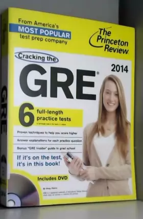 Couverture du produit · Cracking the GRE with 6 Practice Tests & DVD, 2014 Edition