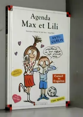 Couverture du produit · Agenda Max et Lili