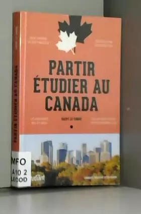 Couverture du produit · Partir étudier au Canada