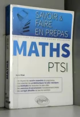 Couverture du produit · Savoir & Faire en Prépas Maths PTSI
