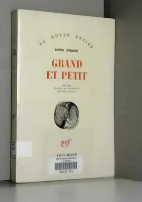 Couverture du produit · Grand et petit : Sc??nes by Botho Strauss (1980-10-14)