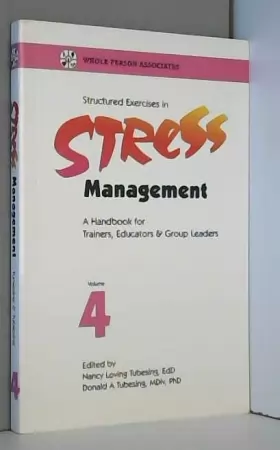 Couverture du produit · Structured Exercises in Stress Management
