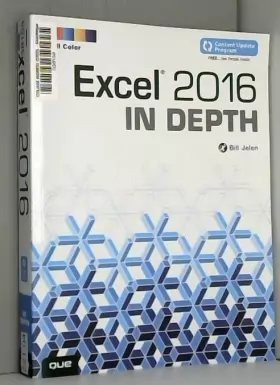 Couverture du produit · Excel 2016 In Depth (includes Content Update Program)