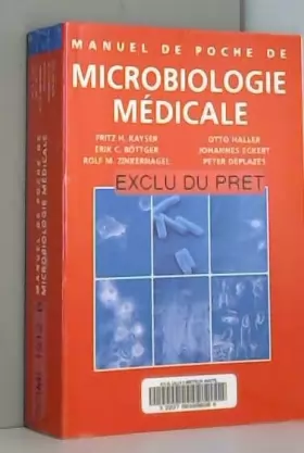 Couverture du produit · Manuel de poche de microbiologie médicale