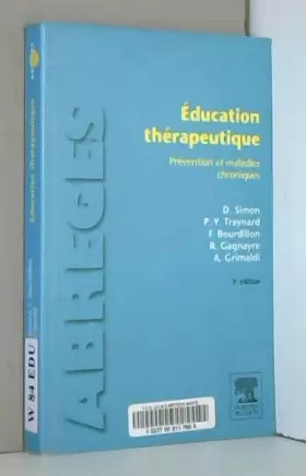 Couverture du produit · Éducation thérapeutique: Prévention et maladies chroniques