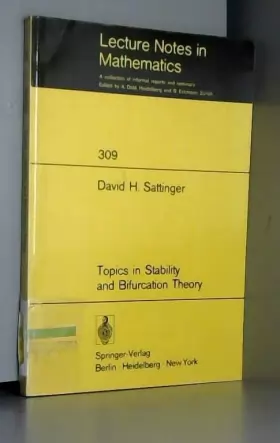 Couverture du produit · Topics in Stability and Bifurcation Theory