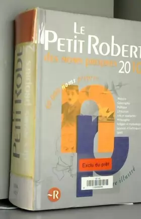 Couverture du produit · PETIT ROBERT NOMS PROPRES 2010
