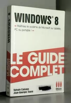 Couverture du produit · COMPLET WINDOWS 8