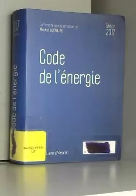 Couverture du produit · Code de l'énergie 2017