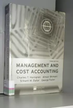 Couverture du produit · Management and Cost Accounting