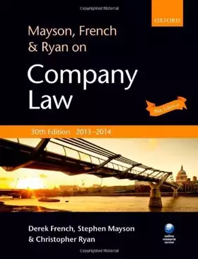 Couverture du produit · Mayson, French & Ryan on Company Law