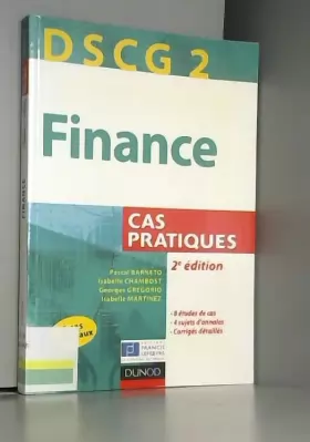 Couverture du produit · DSCG 2 - Finance - 2e édition - Cas pratiques