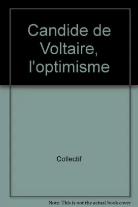 Couverture du produit · Candide de Voltaire, l'optimisme
