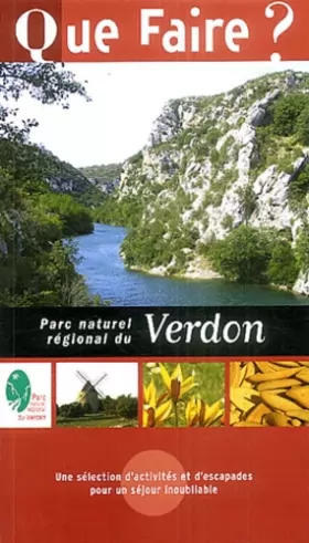 Couverture du produit · Que faire dans le Parc naturel régional du Verdon 2004