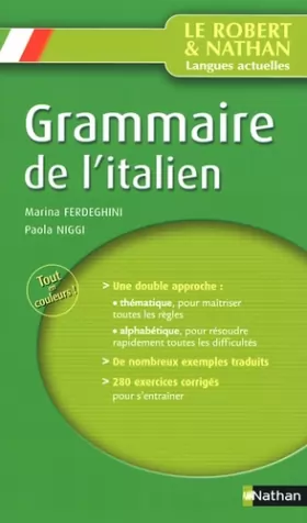 Couverture du produit · Grammaire de l'Italien