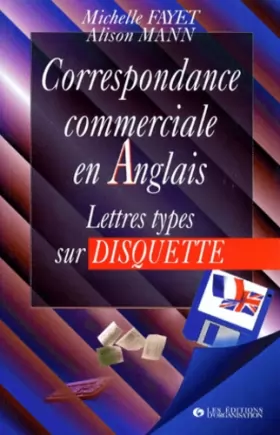 Couverture du produit · Correspondance commerciale en anglais. Lettres types sur disquette