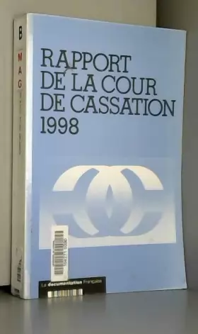 Couverture du produit · RAPPORT ANNUEL DE LA COUR DE CASSATION 1998