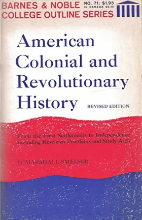 Couverture du produit · American Colonial and Revolutionary History