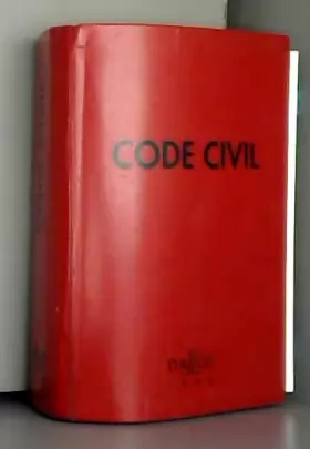 Couverture du produit · CODE CIVIL 1999