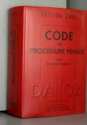 Couverture du produit · Code de la procédure pénale 2001 - Code de justice militaire