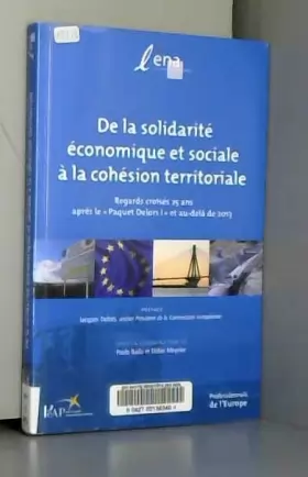 Couverture du produit · De la solidarité économique et sociale à la cohésion territoriale