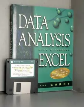 Couverture du produit · Data Analysis With Microsoft Excel