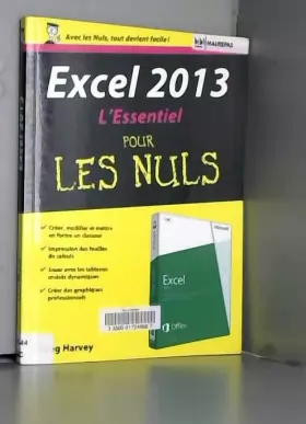 Couverture du produit · Excel 2013 L'Essentiel Pour les Nuls