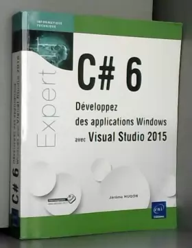 Couverture du produit · C 6 - Développez des applications Windows avec Visual Studio 2015