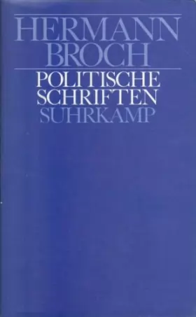 Couverture du produit · Politische Schriften