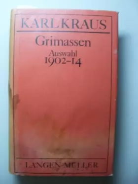Couverture du produit · Grimassen - Auswahl 1902-14
