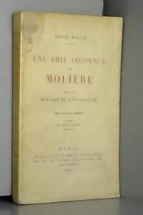 Couverture du produit · Une amie inconnue de Molière