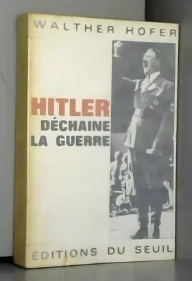 Couverture du produit · Hitler déchaîne la guerre