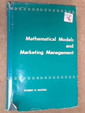 Couverture du produit · Mathematical Models and Marketing Management
