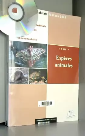 Couverture du produit · Espèces animales - Cahiers d'habitats, tome 7