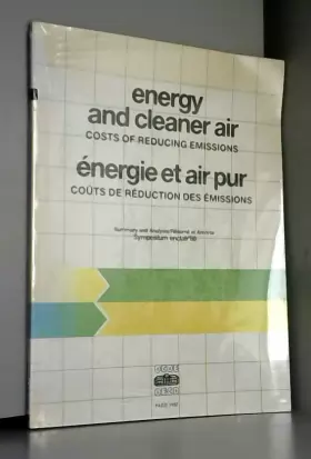 Couverture du produit · Energy and Cleaner Air: Costs of Reducing Emissions